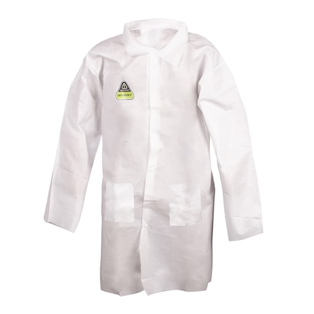 Cordova DEFENDER II Lab Coat, 3 Pocket, L, 12PK MPLAB200L